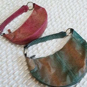 Faux Snakeskin purses